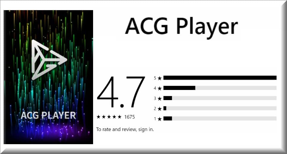 برنامج ACG Player 2019
