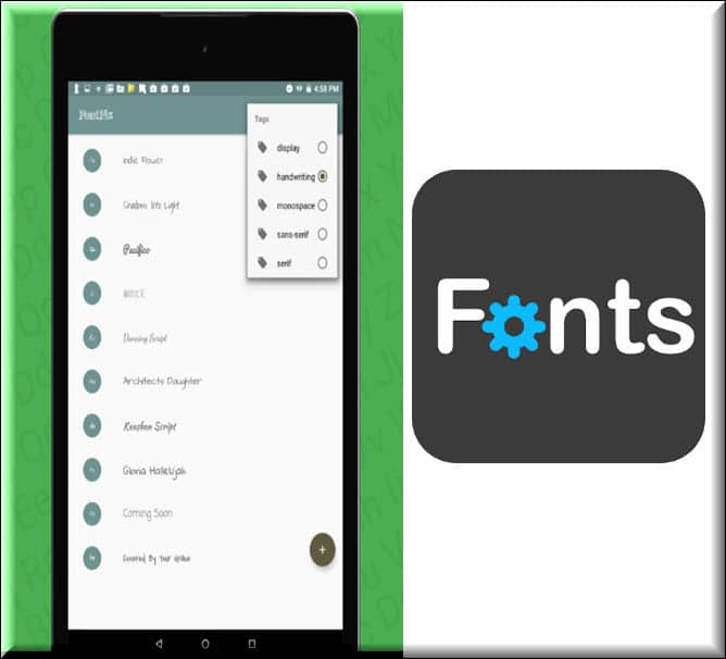 برنامج تغيير خط الاندرويد  FontFix – Install Free Fonts