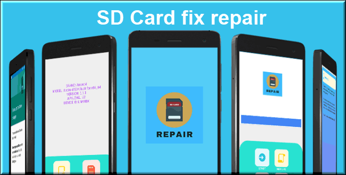 تطبيق SD Card fix repair لاصلاح بطاقة الذاكرة