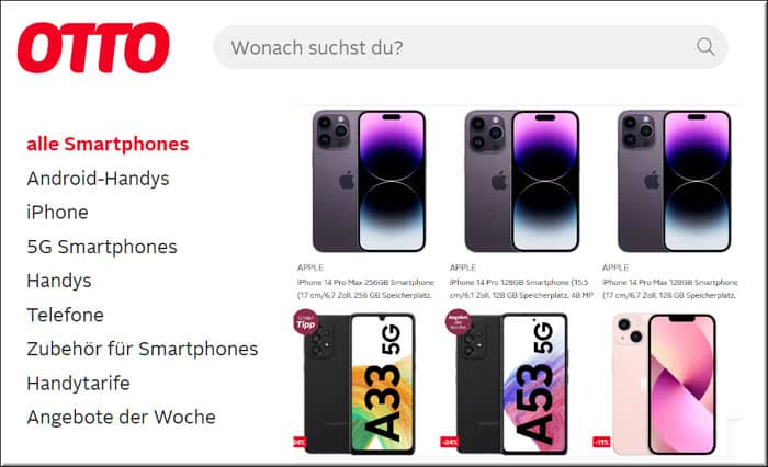 مواقع شراء هواتف في ألمانيا